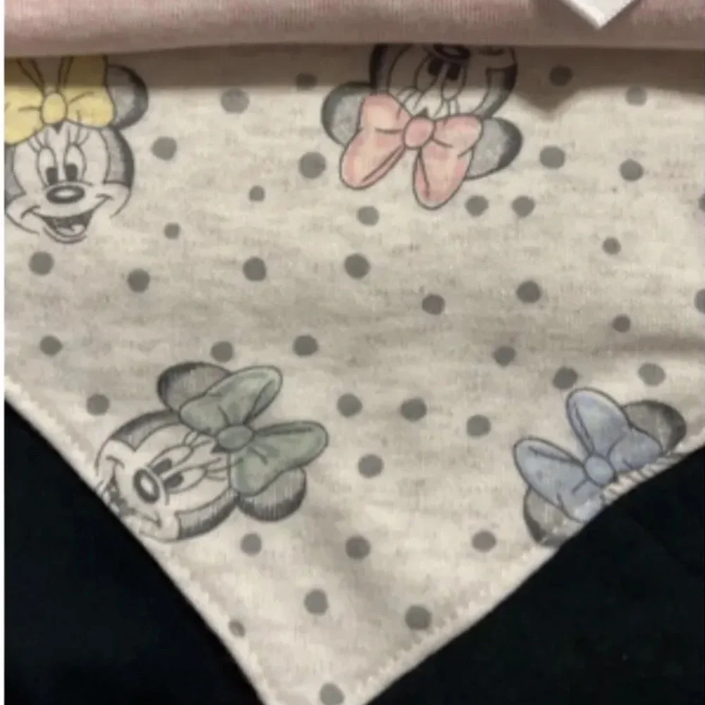 Disney Baby Wishes + Dreams Minnie Mouse Baby Bibs 3 Pack NEW